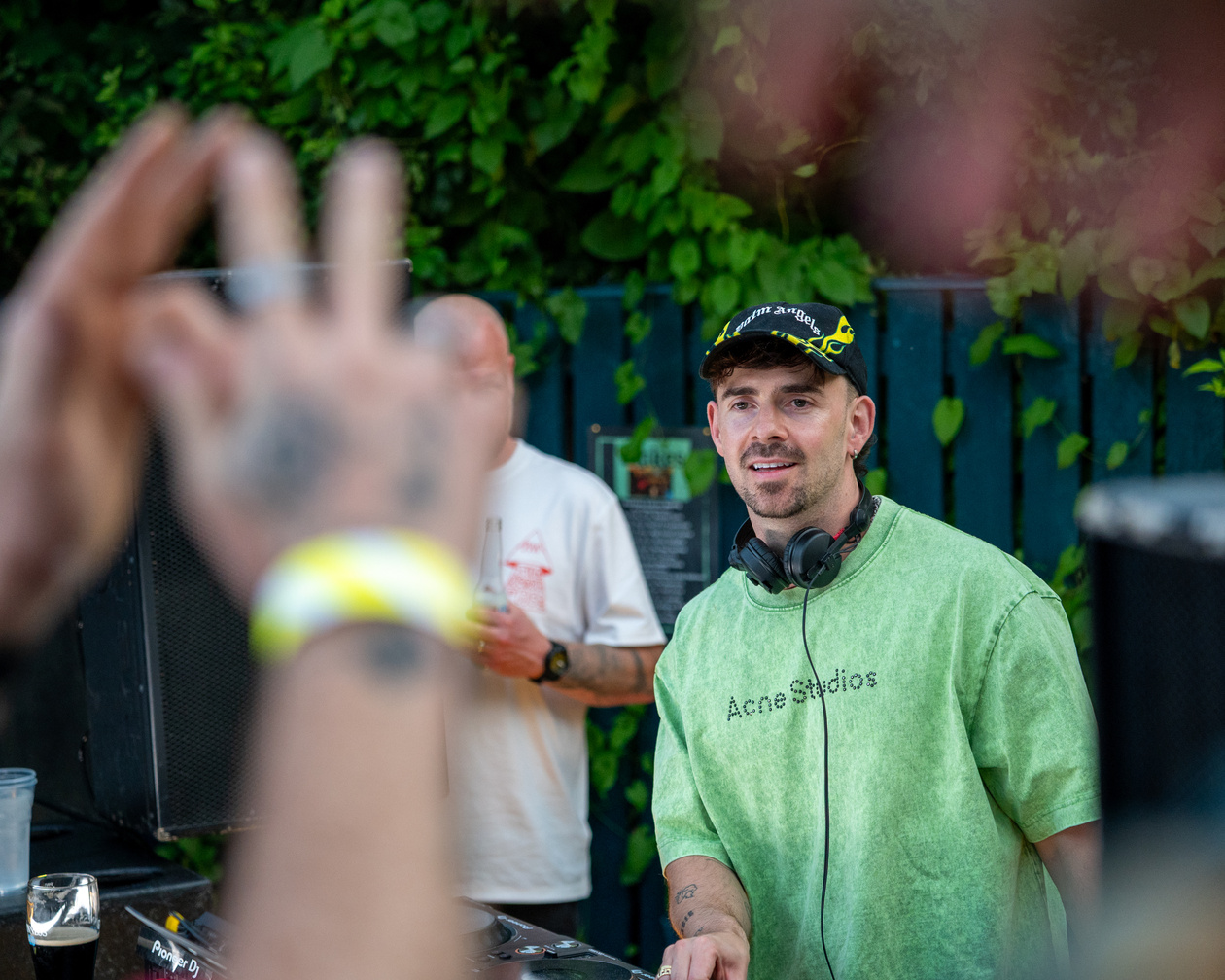 Patrick Topping performing at Blakes bar.